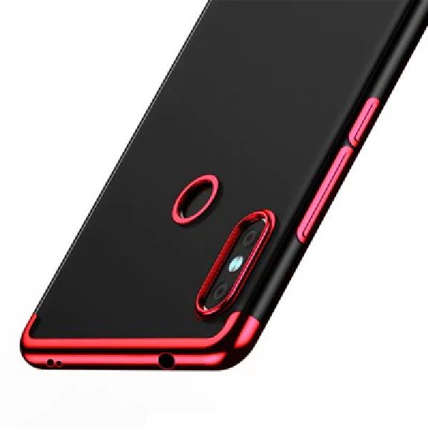 Protectores para celular  para Xiaomi  MI A2 Lite / Redmi 6 Pro Funda de tpu borde electro Rojo